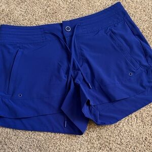 Athleta royal blue shorts size 4